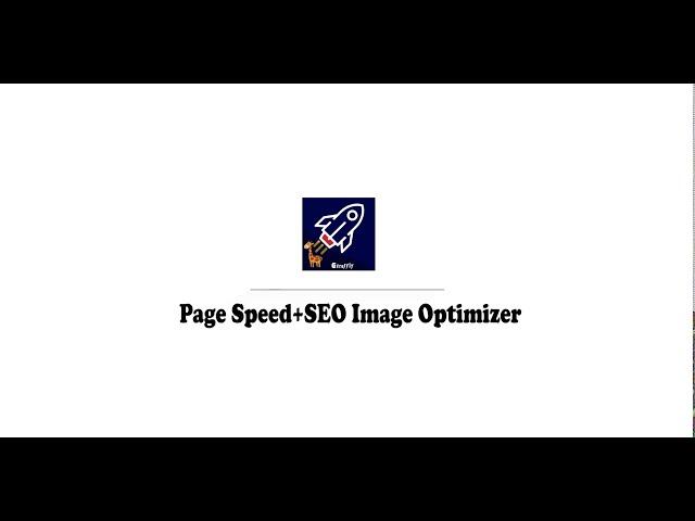 Page Speed & Image SEO Optimizer   Speed Your Website