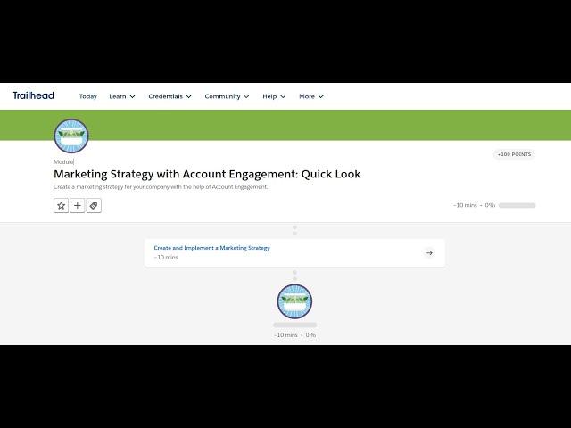 Marketing Strategy with Account Engagement: Quick Look | #trailheadbadges