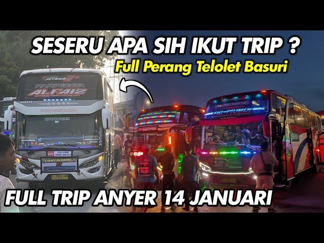 PERTAMA KALI IKUT TRIP BUS MANIA, EMANG SERU YA⁉️  Trip Anyer 14 Januari with Zep Trans (Kazuki)