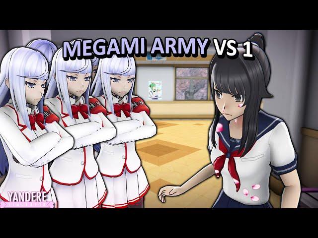 MEGAMI HAS AN ARMY… I HAVE TO ELIMINATE THE REAL ONE - Yandere Simulator Mod