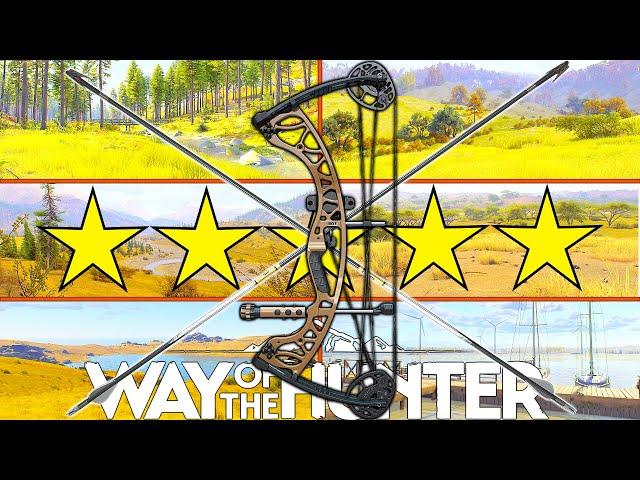 Six Map..Six Five Stars..One Bow.. | Way of the Hunter