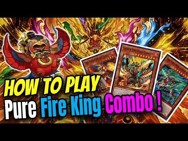 BEST WAY TO PLAY PURE FIRE KING DECK IN MASTER DUEL! RANKED GAME PLAY!