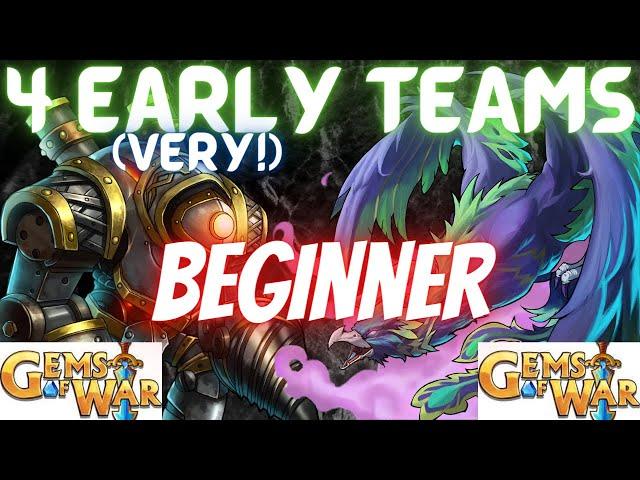 4 VERY Early Beginner Teams / New Account Playthrough part 19 / Beginner guide new player tips