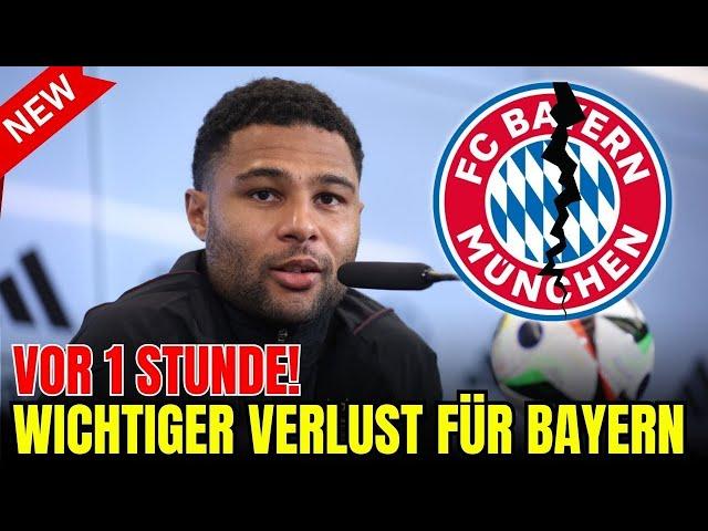 DRINGEND! BAYERN-ANGRIFFSSPIELER KÜNDIGT SEINEN ABGANG AN! FC BAYERN NACHRICHTEN