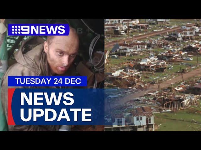 Australian fighter missing before apparent capture; 50-years since Cyclone Tracy | 9 News Australia