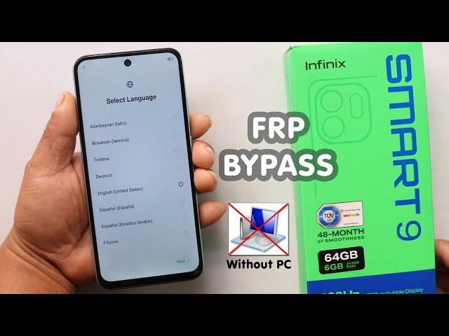 Infinix Smart 9 (X6532) Android 14 Frp Bypass/Unlock - Share Method Not Working - Without PC 2025