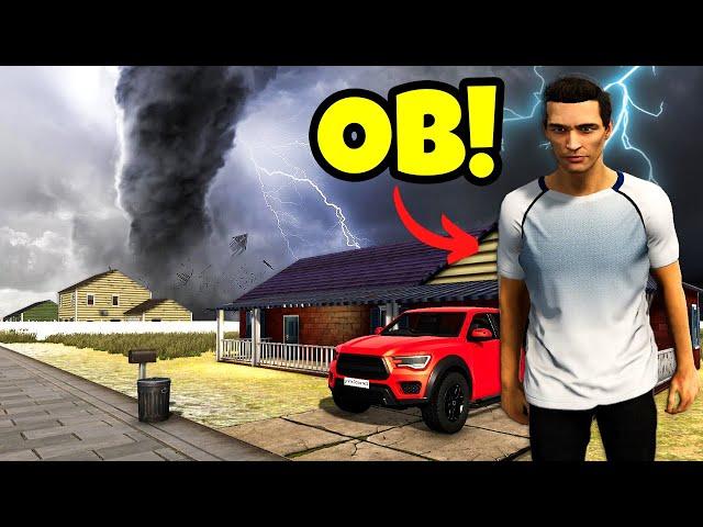 I Became a TORNADO and DESTROYED OB's Home in Storm Chasers Multiplayer!