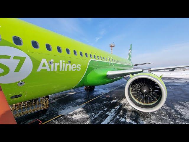 S7 Airlines Airbus A320neo | Flight from Irkutsk to Saint Petersburg
