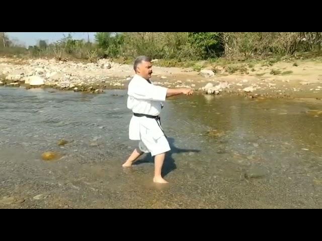 Karate Training in the water (sensei jitesh Kumar) @shotokankataman  @Karatefitnesstutorial