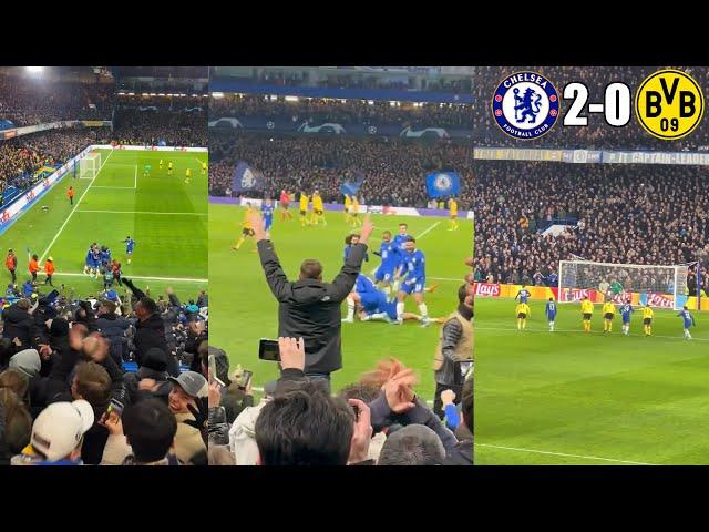 Chelsea Fans Go Completely Crazy As They Beat Dortmund 2-0 And Advance To The CL Quarterfinal