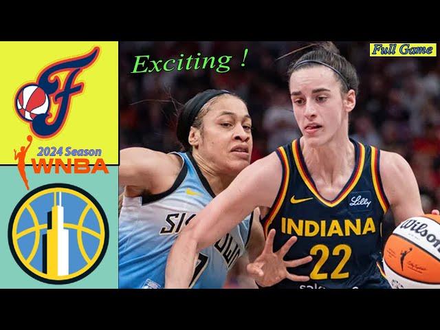 Indiana Fever vs Chicago Sky FULL GAME Highlights | Women's basketball | WNBA | Caitlin clark |Reese