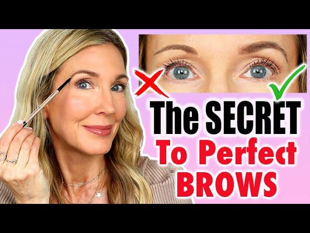 EASY EYEBROW TUTORIAL! Makeup 101 for Mature Beginners