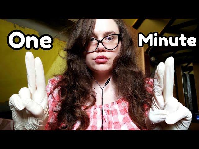 ASMR One Minute Medical Exam *Extremely fast* (SLAVIC ACCENT) CHAOTIC