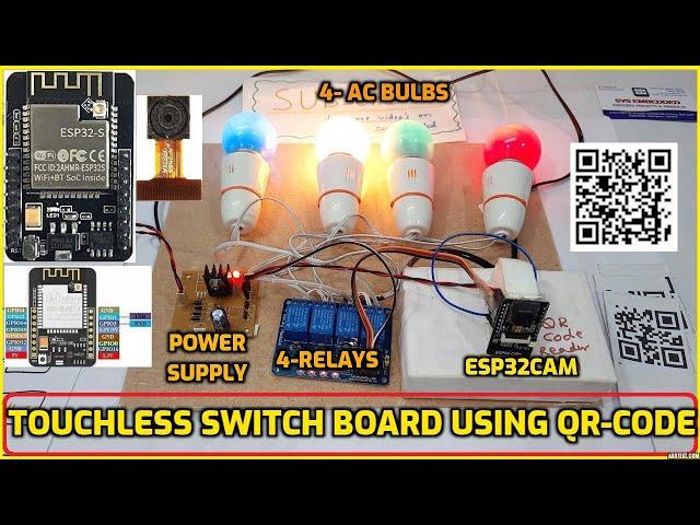 Home Automation - Touchless switch Module With QR Code