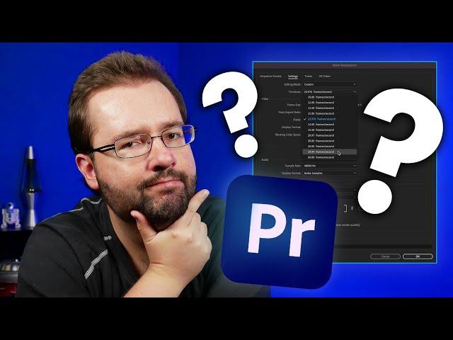 How To Choose The BEST Premiere Pro Sequence Settings