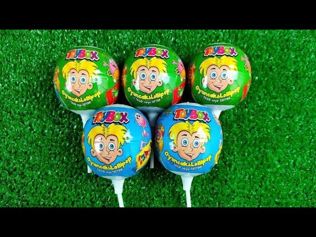 ASMR Most Popular Chocolates lots of colorful rainbow lollipops candies /unpacking surprise eğ wow