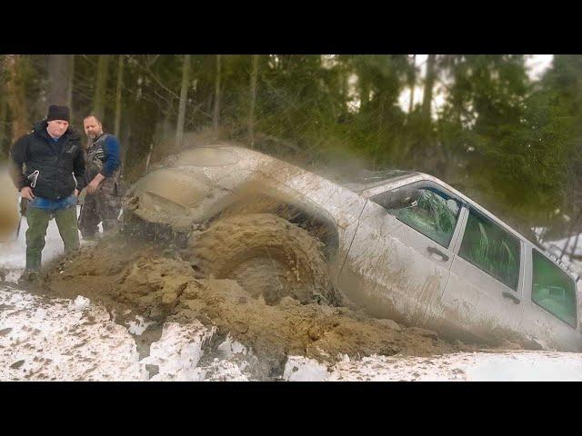 OFF ROAD Что может Уаз Патриот с двигателем от BMW Заруба Уазов и Suzuki Jimny на зимнем бездорожье