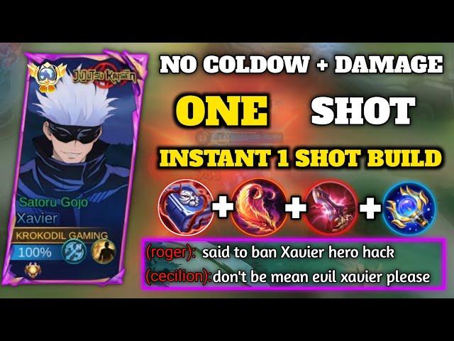 WTF DAMAGE AND SKILL COLDOWN XAVIER NEW BEST 1 HIT BUILD 2024!! THIS IS BRUTAL DAMAGE AND COLDOWN