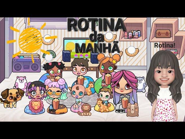 Rotina da manhã em família! [ COM MÚSICA ].