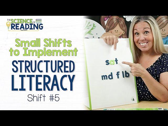 Implementing Structured Literacy: Word Chaining