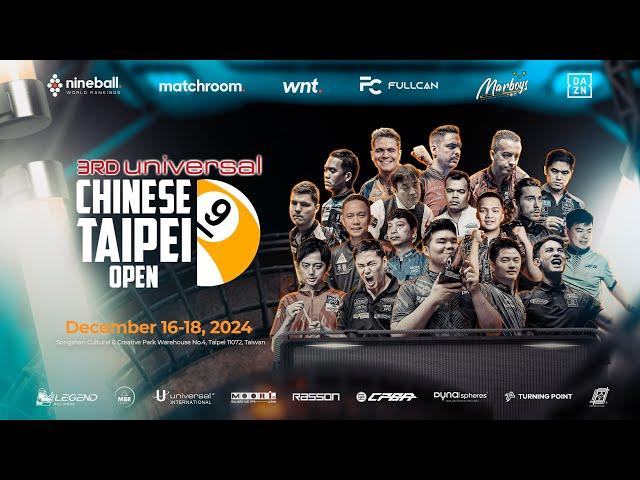 WATCH LIVE FINAL | 3rd Universal Chinese Taipei Open | WNT Ranking Event