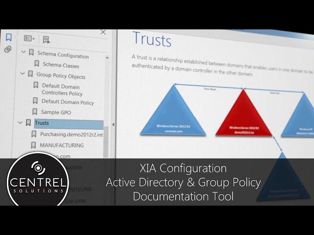 Active Directory & Group Policy Documentation Tool - Software #xiaconfiguration