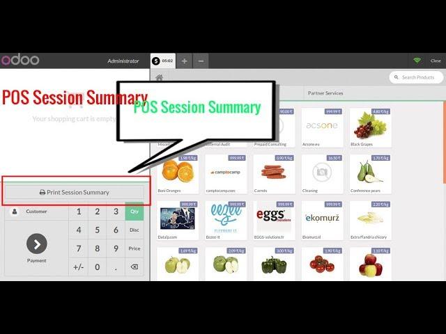 POS Session Report in Odoo