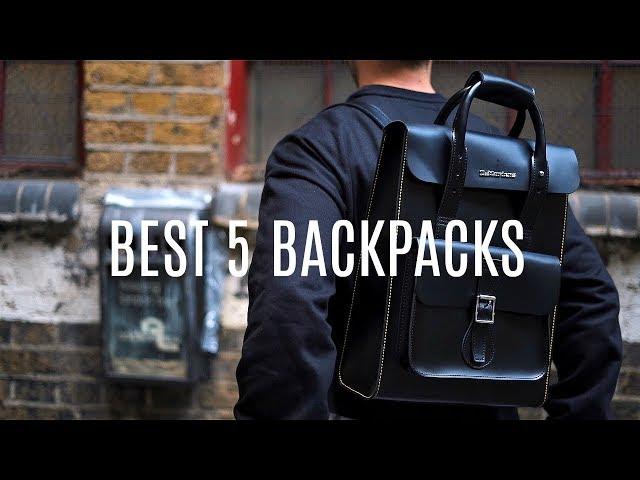 TOP 5 BACKPACKS FOR EVERY OCCASION | Menswear Essentials | Daniel Simmons