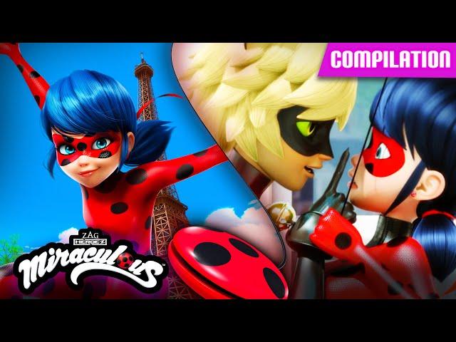 MIRACULOUS |  Compilation 5  FULL EPISODES ▶️ [Evillustrator - Dark Cupid - Mr Pigeon] Season 1