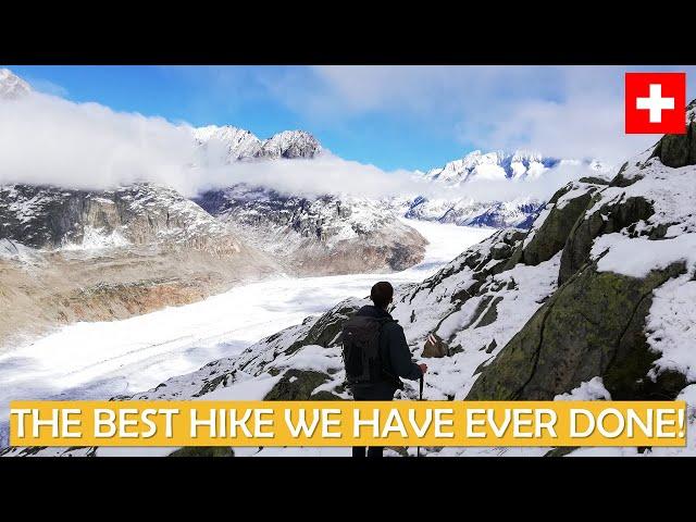 INCREDIBLE ALETSCH GLACIER HIKE - Our Swiss Road Trip 2020