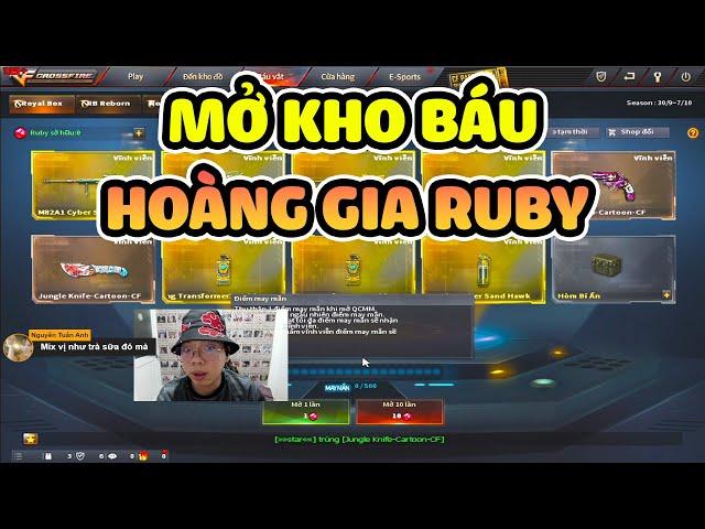 [ Đột Kích Crossfire ] MỞ KHO BÁU HOÀNG GIA RUBY - Cyber Sand Hawk - Tuấn Thạch Sùng