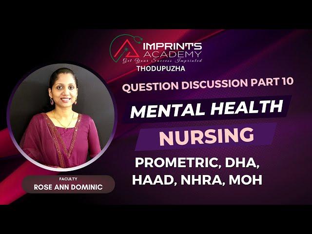 QUESTIONS DISCUSSION (Part 10): PROMETRIC, DHA, HAAD, NHRA, MOH