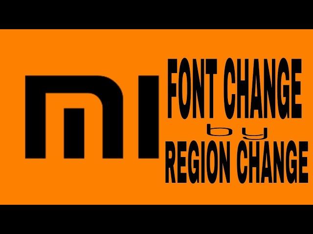 Xiaomi Mobile Font Style Change easy system Without Root