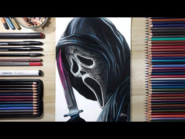 Drawing Ghostface (Scream VI) | Fame Art