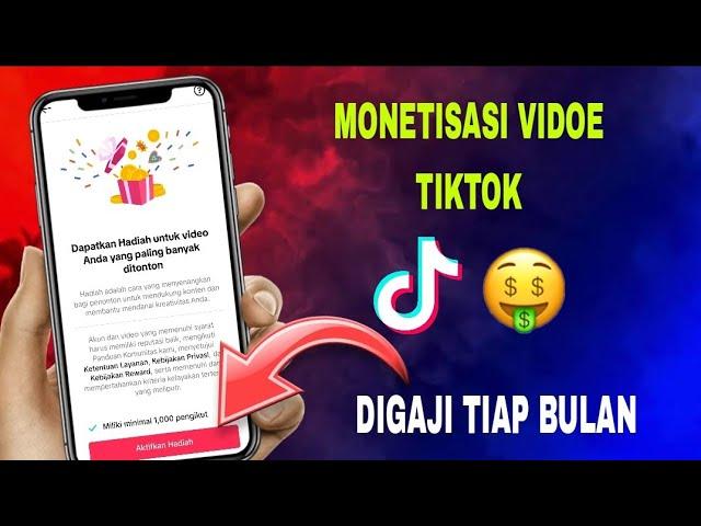 CARA MUDAH MONETISASI AKUN TIKTOK TERBARU 2023 || AUTO CUAN MODAL TIKTOKAN