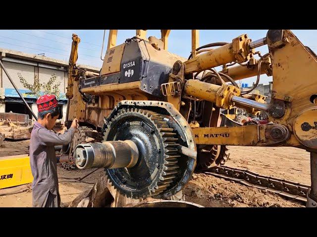 How To Caterpillar D8K Bulldozer Final Drive Tube Repair || Restoration of Caterpillar Final Drive