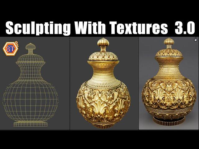 Blender Sculpting with Textures | 3.0