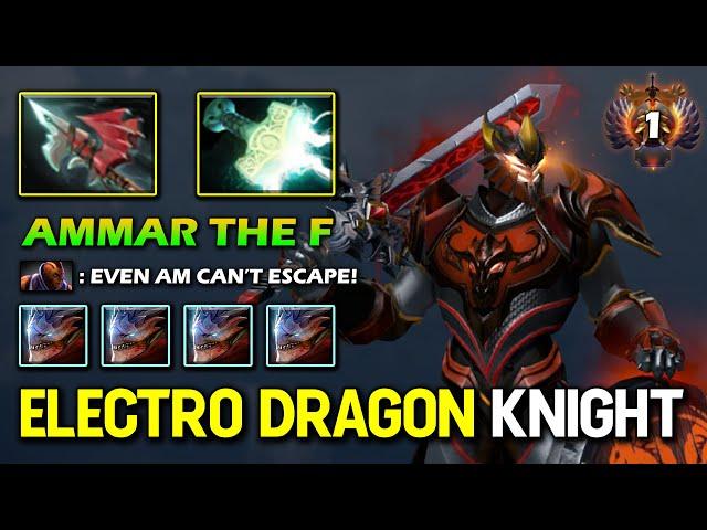 INCREDIBLE MID By Ammar The F Dragon Knight Mjollnir Item Build Electro Dragon Forms Delete All DotA