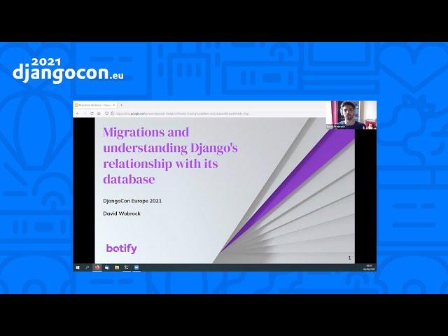 DjancoCon 2021 WorkShop |  Migrations and understanding Django's relationship with its database