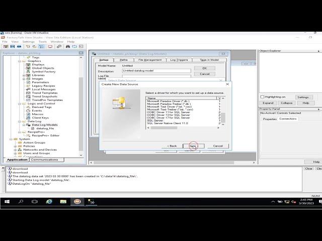 Complete Tutorial FactoryTalk View SE Data Logging In MS-SQL | SQL Data Logging | Scada DataLogging