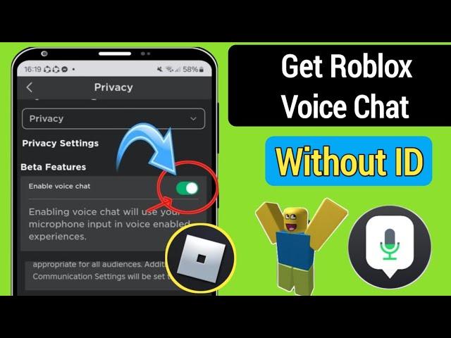 How To Get ROBLOX VOICE CHAT (2024) | How to Get Roblox Voice Chat (NO ID)