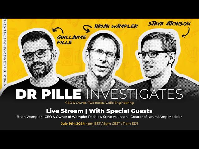 Dr Pille Investigates | Live Stream | 9th July 2024