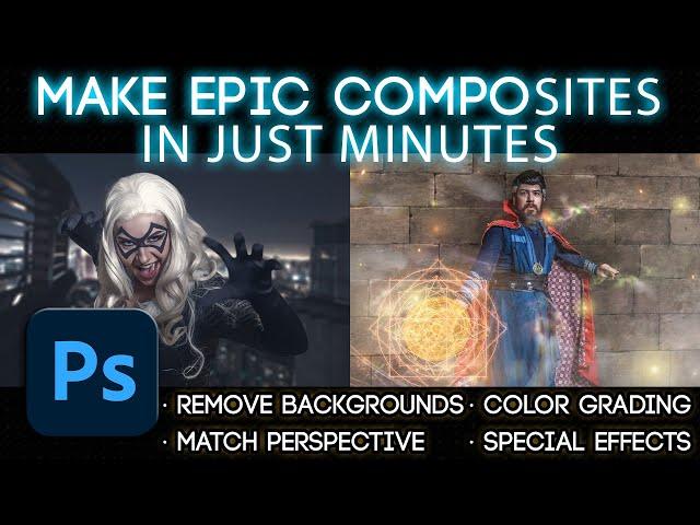 Make epic cosplay composites in minutes with Photoshop