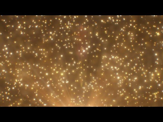 Beautiful Shiny Abstract Gold Particle Dust Glitter Sparkles Rising 4K 60fps Wallpaper Background