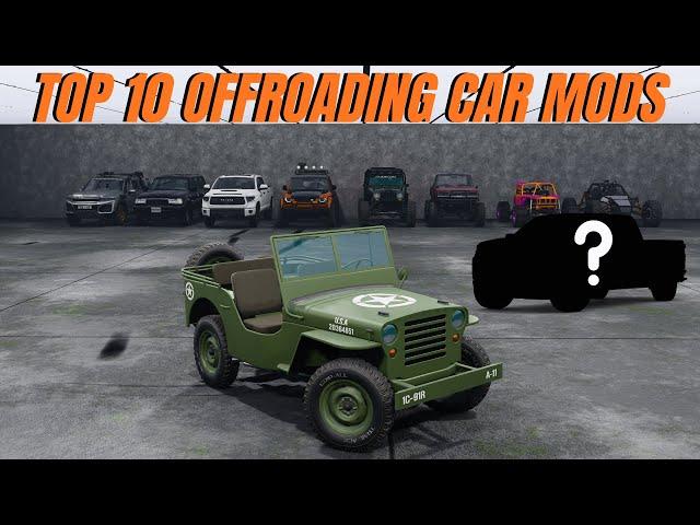 Top 10 Off Roading Car Mods BeamNG Drive  + Links #10