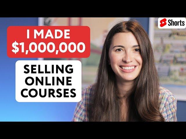 How to Make $1,000,000 with Online Courses #Shorts