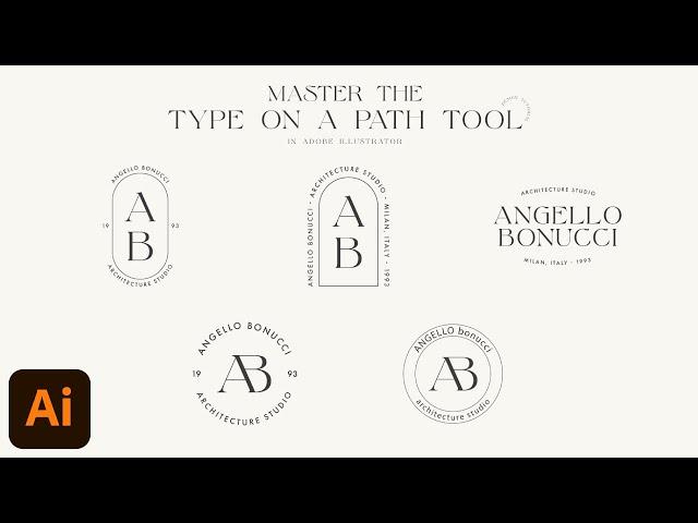 Master the Type On A Path Tool in Adobe Illustrator Tutorial