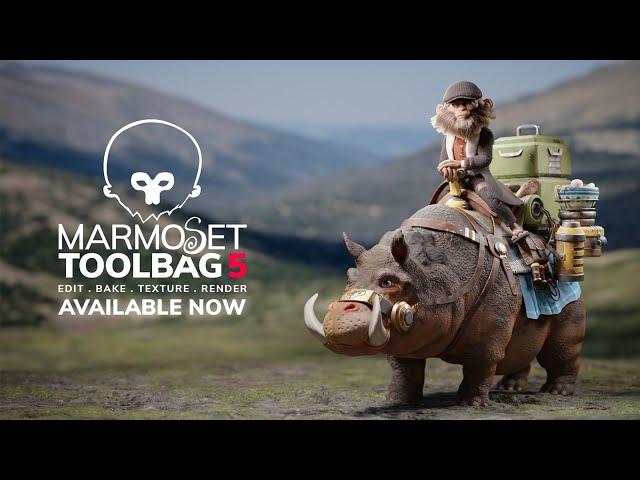 Introducing Marmoset Toolbag 5 | UDIMs, Bevel Shader, New Texturing Tools, Interactive Baking & more