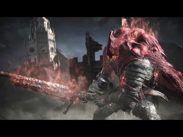 Dark Souls 3 Ringed City: Slave Knight Gael Boss Fight (4K 60fps)