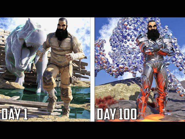 I Spent 100 Days In Ark OMEGA... Here's What Happened